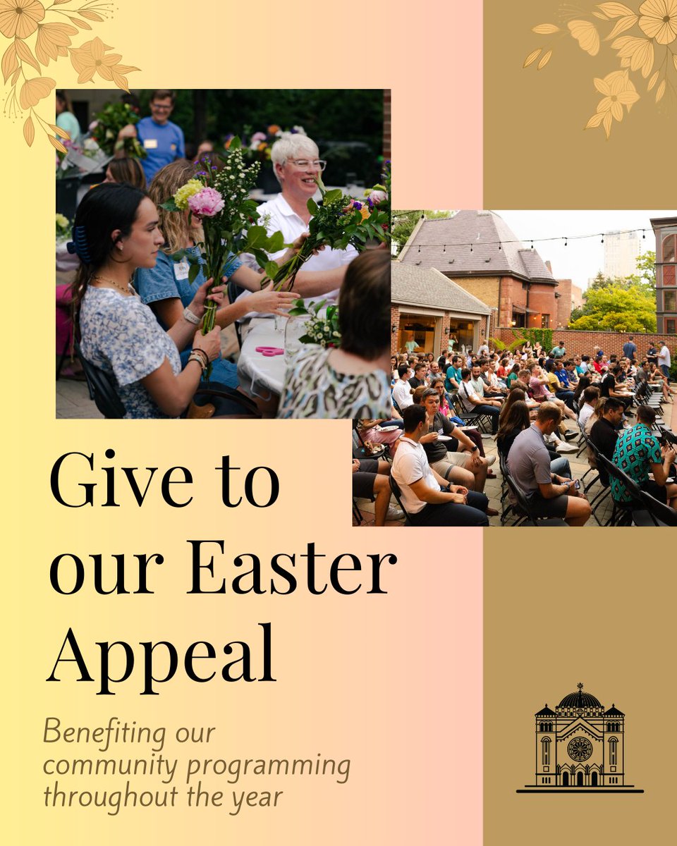StClement's tweet image. 💛Support our Easter Appeal!💛 Help us raise $55,000 to bring Christ’s hope to those in need. Your gift builds community, deepens faith, and offers healing. Every dollar matters.
Donate now: ow.ly/iB9X50VxRbB
#EasterAppeal