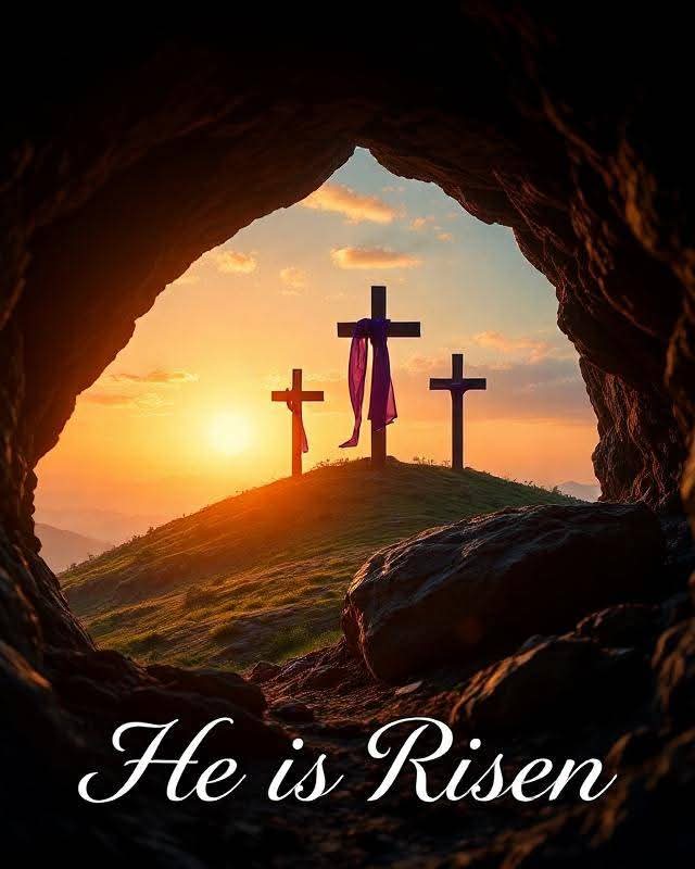 <a href="/elonmusk/">Elon Musk</a> He is risen. Happy Easter. ✝️