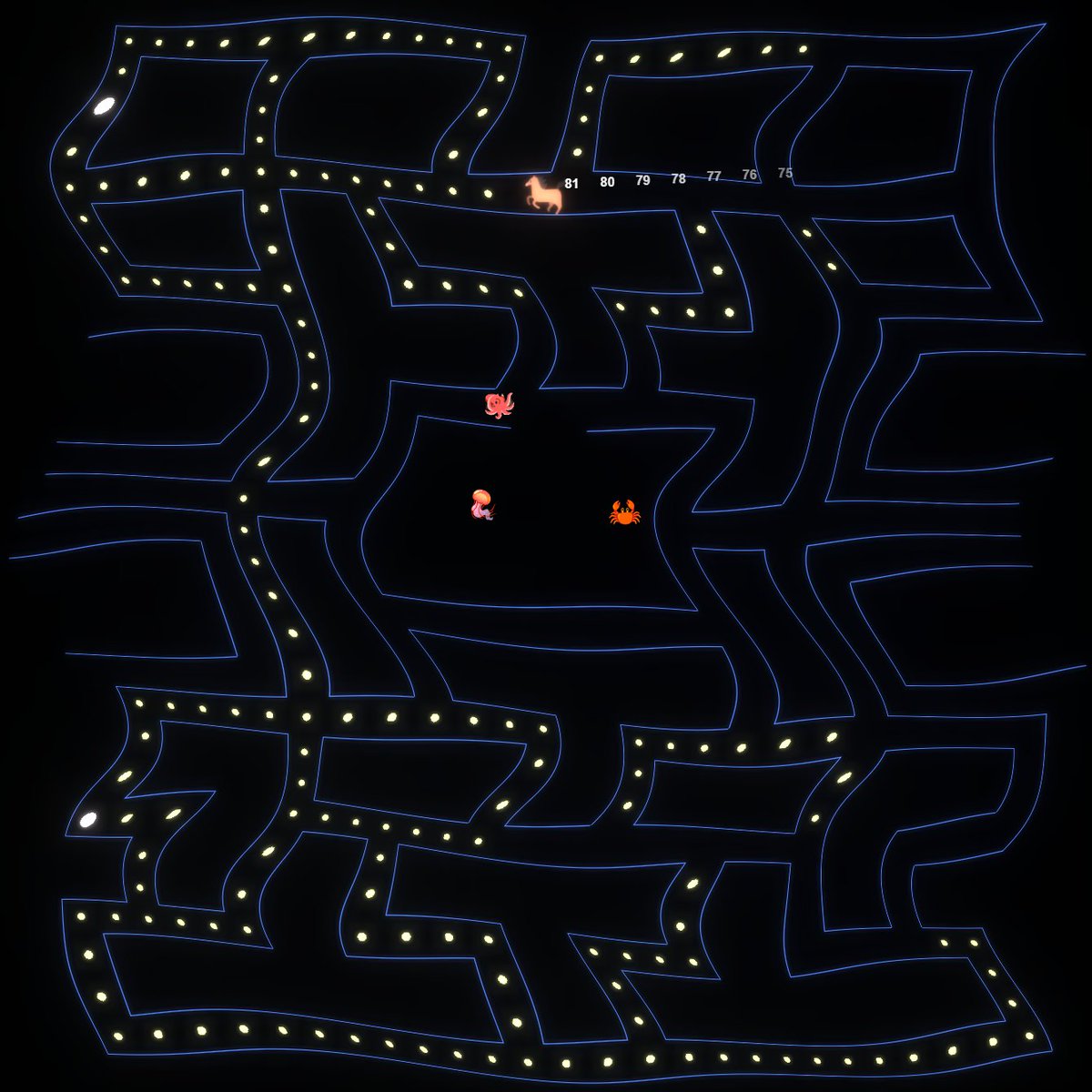 Erratic66845927's tweet image. FLASH-MAN, a PAC-MAN clone, one of a handful of code projects I've been working on. Feel free to give it a spin!
Audio by ANNWN, MTCH and Erratic.
entity.be/medialab/test/…

- now with joystick support
- might take a moment to load the mp3s
#FLASHMAN #EntityMedialab #code #gamedev