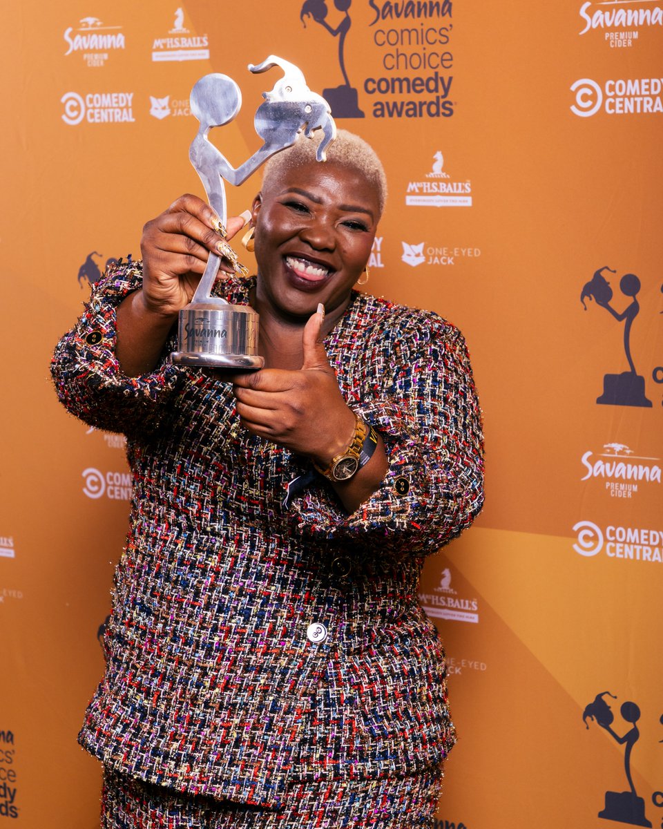 Comics' Choice Comedy Awards® (@comics_choice) on Twitter photo Celebrating 20 years as a comedian this year!
Two decades of laughter, and <a href="/celestentuli/">CELESTE NTULI</a> continues to shine. Congratulations on being named Comedian of the Year!
#SavannaCCA Celebrating 20 years as a comedian this year!
Two decades of laughter, and <a href="/celestentuli/">CELESTE NTULI</a> continues to shine. Congratulations on being named Comedian of the Year!
#SavannaCCA