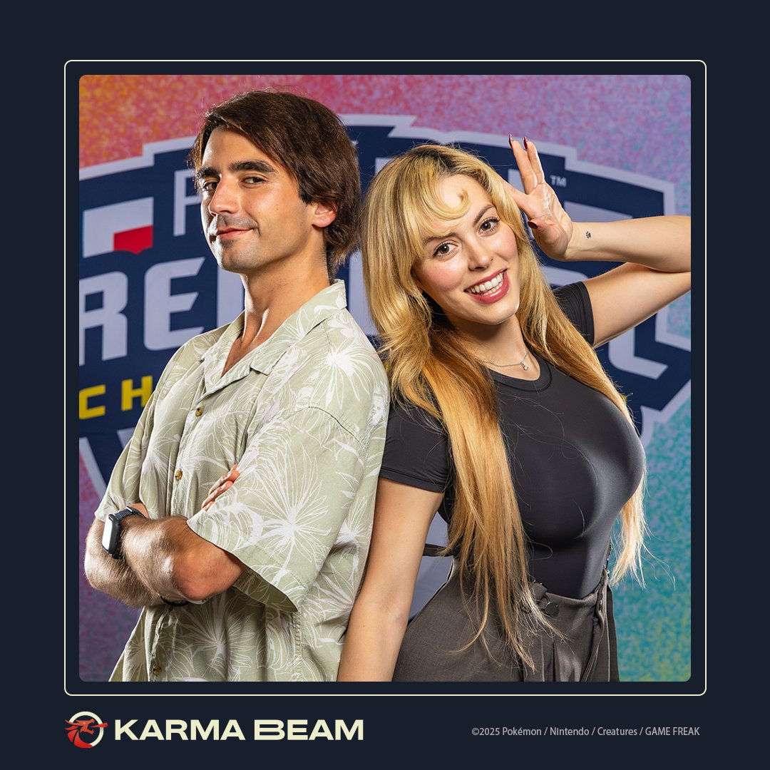 karma_beam's tweet image. 🫰Agradecemos a @Nadyasonika y @swaggron333 por acompañarnos en el Campeonato Regional de Pokémon en Monterrey.
¡Durante los próximos días podrán ver las entrevistas que hicieron con nuestros Campeones, no olviden seguirnos en redes sociales!