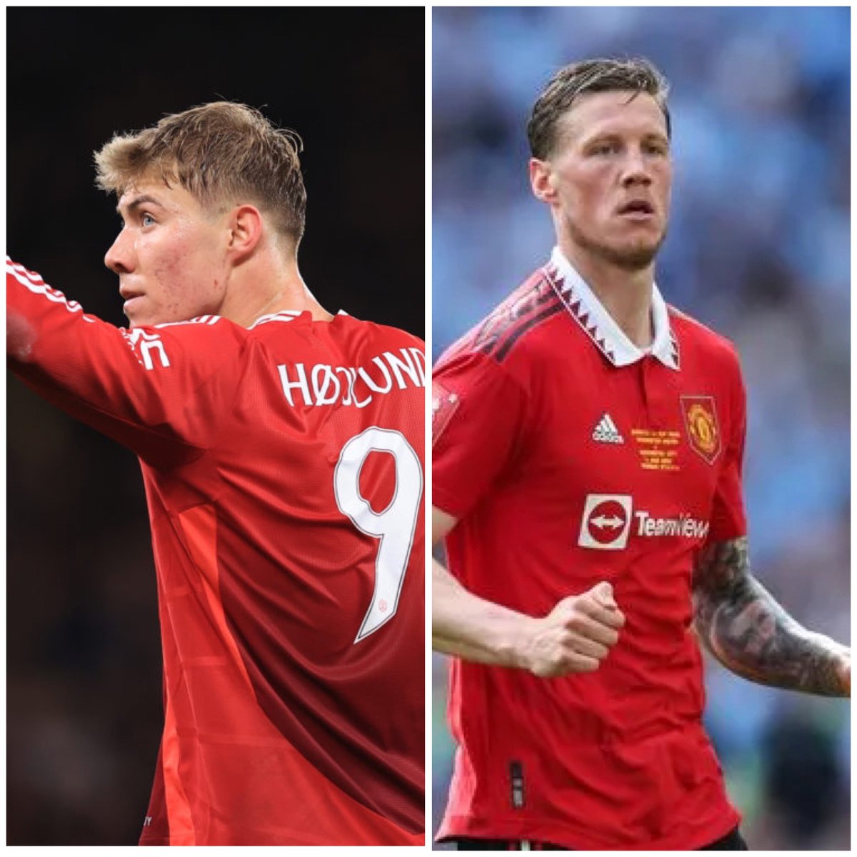 UtdForever7's tweet photo. 🚨Rasmus Hojlund is making Wout Weghorst look like prime Ruud van Nistelrooy! #MUFC 🔴 https://t.co/5rdMU7EiCc
