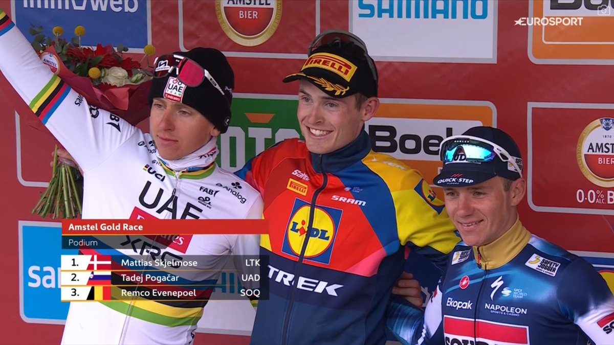 faustocoppi60's tweet image. I imagined this podium but never in this order. 2025 Amstel Gold Race, legendary edition. 
#AGR25
