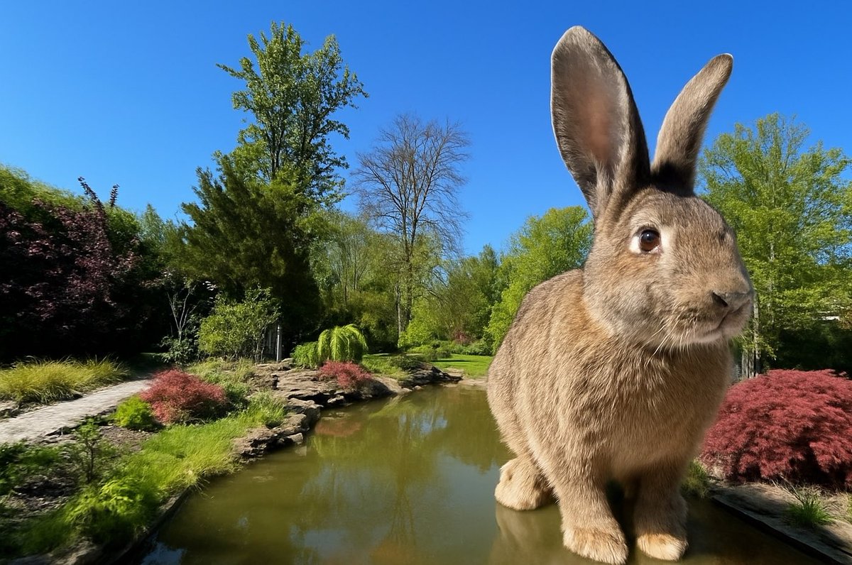 Woran man erkennt, dass Ostern ein christliches Fest ist: die Hasen gehen übers Wasser…