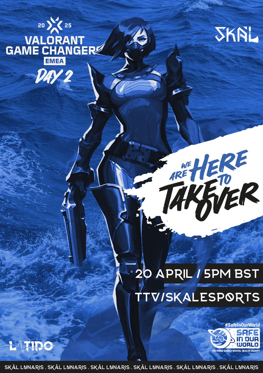 SKÅL Esports (@skalesports_) on Twitter photo Day 2 of VCT Game Changers EMEA: Contenders Series 1 Open Qualifiers!🌜5pm BST on:
twitch.tv/skalesports
The Team
<a href="/knitopia_/">Pia</a>
<a href="/iriscoa/">iris</a>
<a href="/gabbirellattv/">LFT Basura♡</a>
<a href="/vampiresvlr/">luna</a>
<a href="/kalmiaflowers/">SKÅL kalmia</a>
Super subs
<a href="/imnotreal/">selene</a>
@justmegorl
Coach
<a href="/Akamask_/">Patrick Decker/Akamask 🐬</a>
Manager
<a href="/mllivlr/">milli</a> Day 2 of VCT Game Changers EMEA: Contenders Series 1 Open Qualifiers!🌜5pm BST on:
twitch.tv/skalesports
The Team
<a href="/knitopia_/">Pia</a>
<a href="/iriscoa/">iris</a>
<a href="/gabbirellattv/">LFT Basura♡</a>
<a href="/vampiresvlr/">luna</a>
<a href="/kalmiaflowers/">SKÅL kalmia</a>
Super subs
<a href="/imnotreal/">selene</a>
@justmegorl
Coach
<a href="/Akamask_/">Patrick Decker/Akamask 🐬</a>
Manager
<a href="/mllivlr/">milli</a>