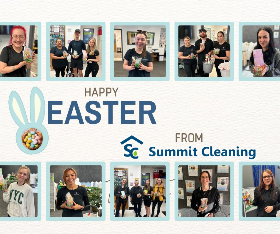 SummitCleanning's tweet image. Happy Easter from the Summit Cleaning Family!🐣

Wishing you a joyful and peaceful Easter filled with love, laughter, and all the little moments that make life beautiful. Thank you for letting us be part of your homes and lives, we’re so grateful for your continued support!