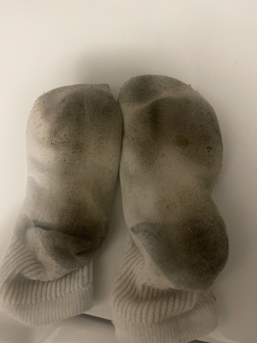 GoddessBriBri's tweet photo. Just sold these socks of mine to one lucky guy in California. #sockfetish #dirtysocks #smellysocks #grosssocks #filthysocks #disgustingsocks https://t.co/Ha6si7SBkF