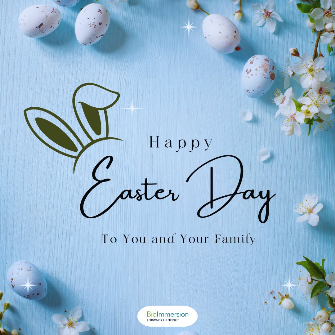 ImmersionBio's tweet photo. Celebrate Easter 2025 with a joyful heart and a spirit full of gratitude. May this day bring you peace, love, and plenty of smiles!

#Easter2025 #HappyEaster #EasterWishes #SpringJoy #EasterCelebration #EasterBlessings #FamilyTime #SpringVibes #EasterFun #JoyfulEaster https://t.co/QFftmXpheX