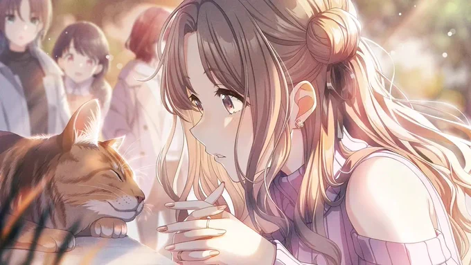 雛菜さん→円香先輩を動物に喩えたら猫(信頼度で確認猫を眺める雛菜さんの表情。透さんと小糸ちゃんは顔が描かれているのに、円香さんは描かれていない。雛菜さんがこの顔を向ける相手は猫以外にもいるよね。猫に喩えた相手がいるよね。これが"答え"なのでよろしくお願いします……! 