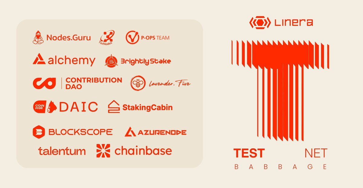 stkrouf1's tweet photo. #Linera Testnet Babbage   
Register: Testnet II: Babbage 
Here https://t.co/REl2p6rNhD
📷Connect Discord &amp; Twitter  
📷Create a post on Twitter about Linera 
📷 Done LFG#microchains

@Linera_io is the alpha #microchains https://t.co/WGYYX0eEga