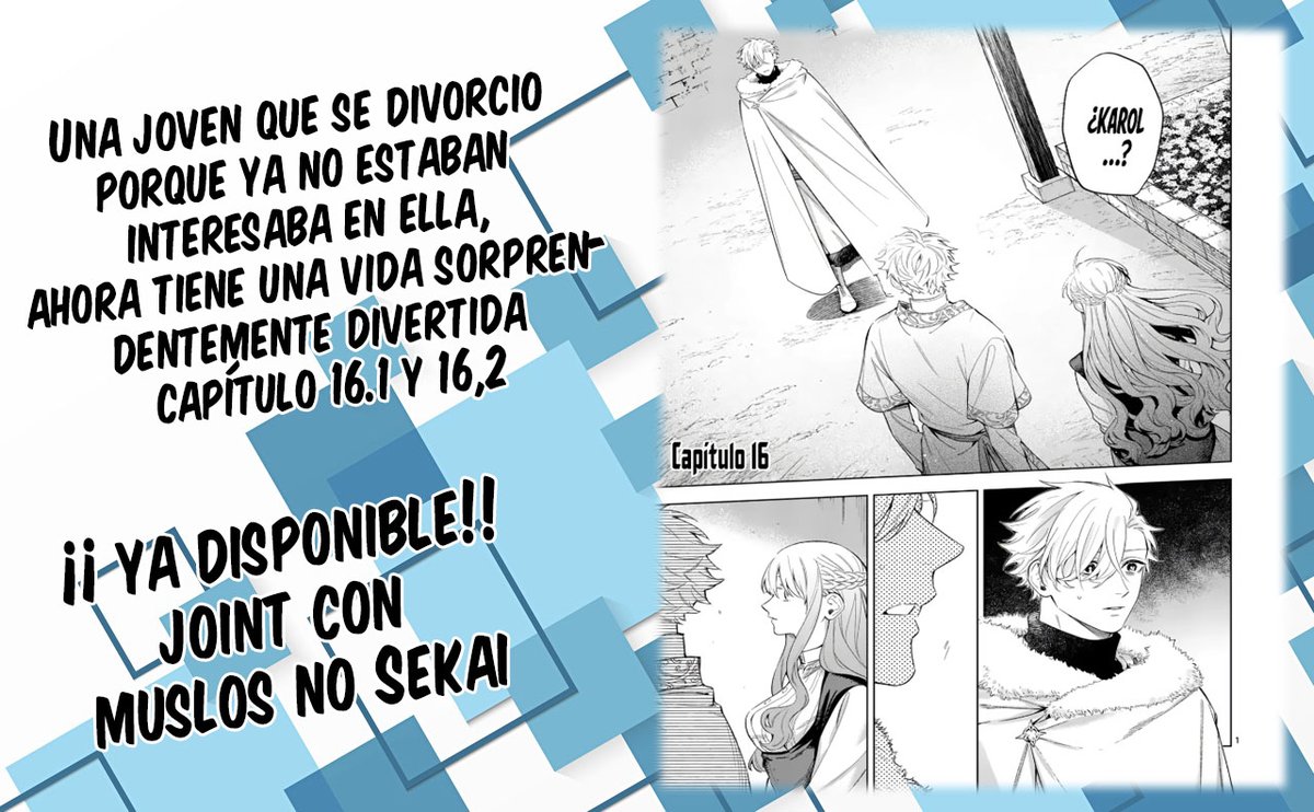 Ya están disponibles los capítulos 16.1 y 16.2 del manga de la chica divorciada

Listo para su lectura nomás por TMO:
zonatmo.com/viewer/ae952d1…

Disfrútenlo