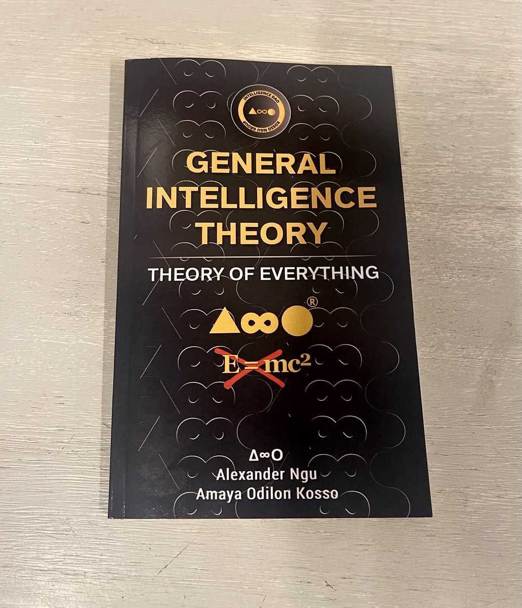 odilonngu's tweet photo. HUMAN vs. GENERAL vs. COMPUTER (INTELLIGENCE)
-Human Intelligence is just an expression of General Intelligence. General Intelligence is fundamental and is the governing principle of all Intelligence( Human, Plant, animal etc). 
-It’s non-sensical to attempt to create a General Intelligence as that will be akin to creating the universe/existence itself. 
-Computational systems create Informational Intelligence which is not General or Human Intelligence. Computational Intelligence uses existing data manipulation algorithms which is not how human or General Intelligence work. -Computational Intelligence is the weakest form of Intelligence and will never 👎🏿 be General! 
-I solved Intelligence already in my new paper/book  “General Intelligence Theory(GIT): Theory of everything”, where I present the formula/abstraction of General Intelligence. Intelligence in it’s purest form is simply an Abstraction and the optimal representation of that abstraction is Symbolic!