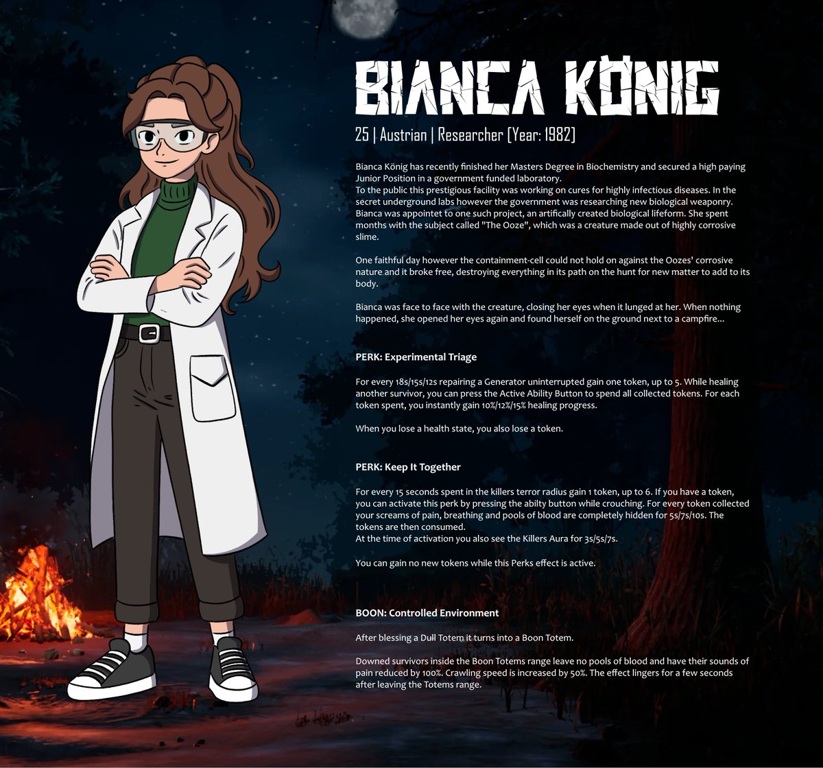 Xaliper's tweet photo. I may have had too much free time and created an entire Chapter Concept. I don't want them to just collect dust in my files so I thought maybe just post them here. Positive or negative feedback is welcome. 
#DeadbyDaylight #dbdfanart https://t.co/PJIrofRPil