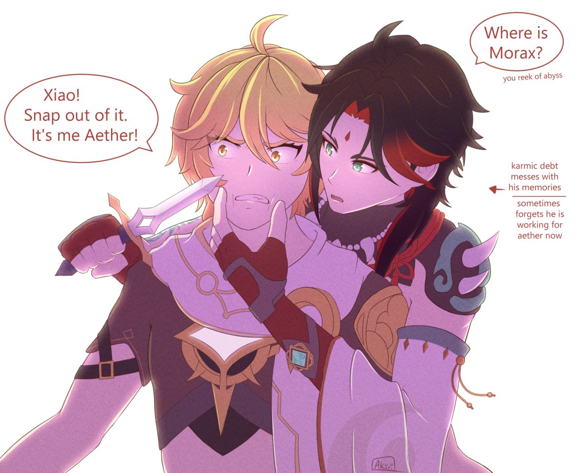 tikiryu's tweet photo. Day 4: Abyss Prince Aether 

The Abyss Prince's most trusted companion is also his deadliest
#xiaoaeuniverse #xiaother #XiaoAether #魈空 https://t.co/zsMRWIxd2Q