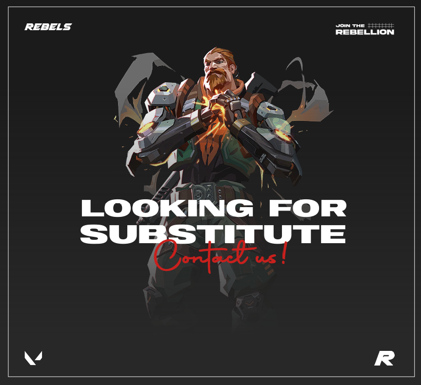We are looking for a substitute!🔥

What can you expect?
- a lot of playtime
- family-like team environment
- playing Premier and other tournaments
- existing team structure

Feel free to contact us under this post or via Discord "venirr" or "yulung"!✉️

Like &amp; RT appreciated!❤️