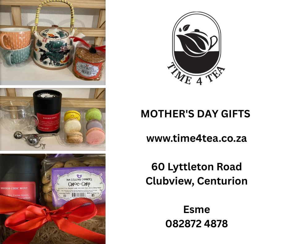 mariasto123's tweet image. Time 4 Tea  
Events
Tea Lollies
Mother's Day Gifts Loose leaf tea distributor/supplier
Visit us at
60 Lyttelton Road Clubview Centurion
Orders  time4tea.co.za

#Time4Tea
#HealthWellness #Love4Tea 
#TeaGifts #GiftIdeas 
#EarlGrey  #Herbal 
#MakeYourOwnIceTea #follower