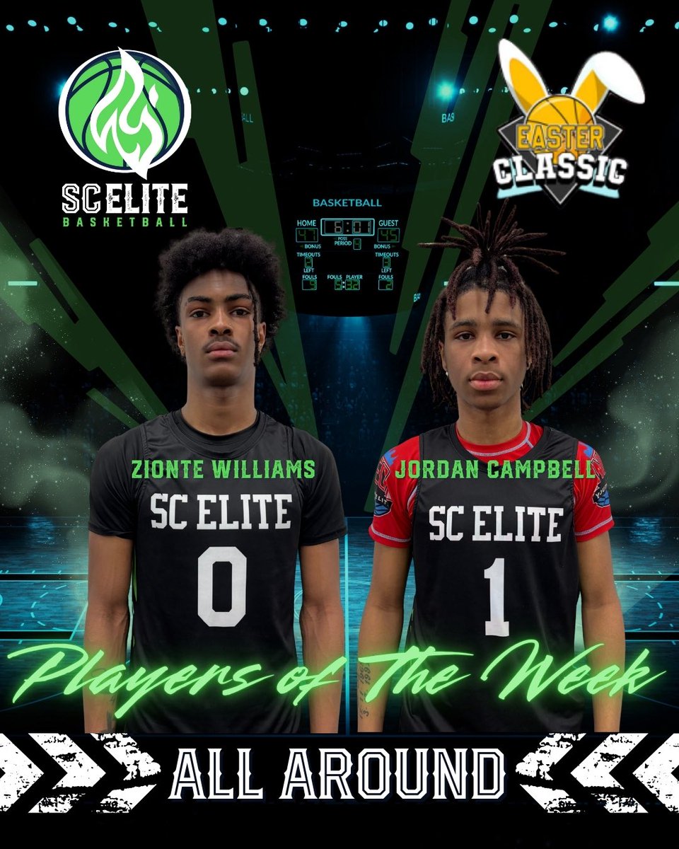 SCElite_Bball's tweet photo. Easter Classic 16U Champions! More important than the undefeated record is our continued growth as a team! #WeStayElite 

Players of the Week:
#1 Jordan Campbell - All Around
#0 Zionte Williams - All Around
#12 Boston Pride - Glass Cleaner
#2 Ramir Larry - Teammate https://t.co/EKpsQkwLDr