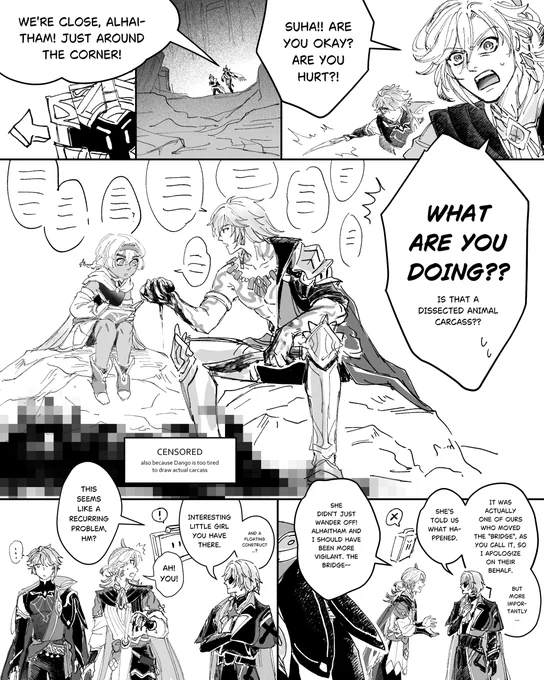 Lost in Amphoreus (part 2!!) [3/3]

Someone on patreon said Suha's gonna end up causing two apocalypses by accident 😭 she just had a lot of questions m8 it's not her fault she's surrounded by geniuses with more thoughts than sense! 