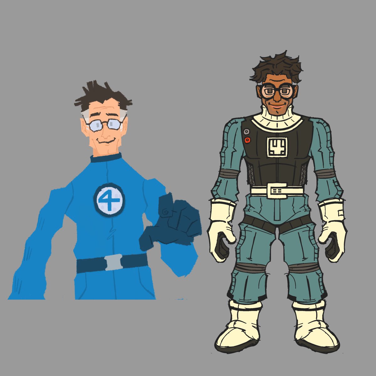 Cheemstation's tweet photo. 2023 (after a long hiatus) vs 2025 (after drawing consistently) https://t.co/hb2dfAmHdd