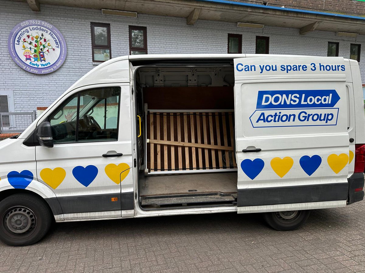 Dons Local Action Group (@donslocalaction) on Twitter photo You'd bedder believe it!
A big thanks to the furniture team. Out delivering on Easter Sunday. ๐๐๐
If you have a few hours a month to help our expanding furniture team keep up with demand we'd love to hear from you.
volunteer@donslocalaction.org ๐ You'd bedder believe it!
A big thanks to the furniture team. Out delivering on Easter Sunday. ๐๐๐
If you have a few hours a month to help our expanding furniture team keep up with demand we'd love to hear from you.
volunteer@donslocalaction.org ๐