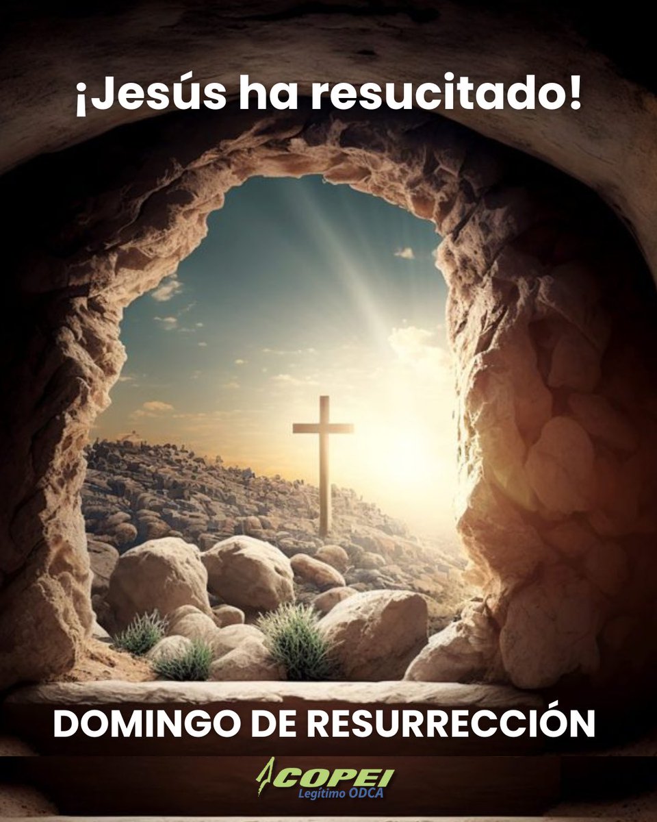Este domingo #20Abril celebramos que Jesús ha resucitado 🙏🏻 

Hoy continuamos con nuestra fe y esperanza más firme de que volverá la democracia y la libertad a nuestro pueblo, nuestra amada Venezuela🇻🇪 

#DomingoDeResurreccion