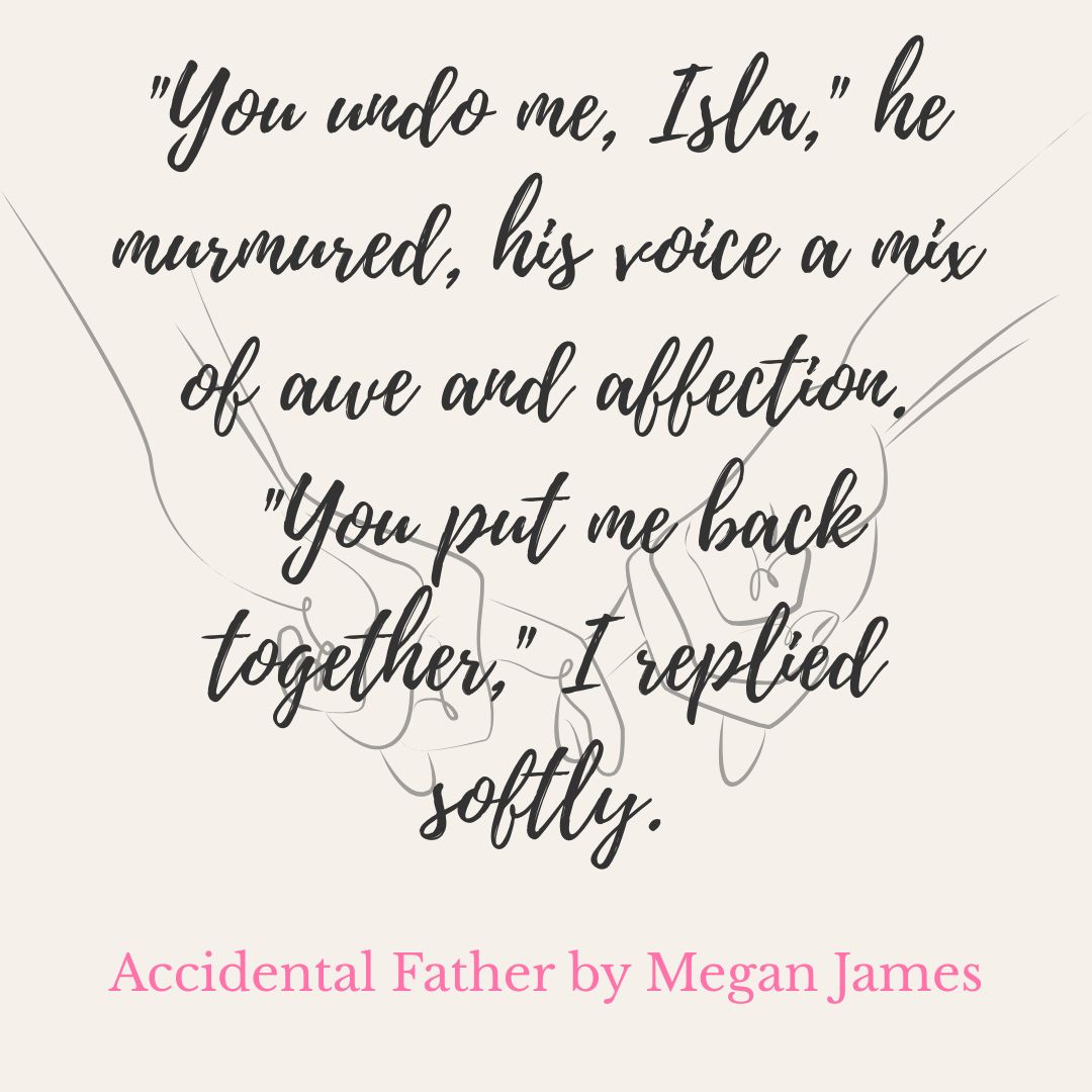MeganJamesBooks's tweet photo. “You undo me, Isla.”
“You put me back together.”
Love in pieces.
#MeganJames #AccidentalFather #TeaserMonday #SlowBurnRomance #RomanceWithHeart #ContemporaryRomance https://t.co/HQt18qpIKq