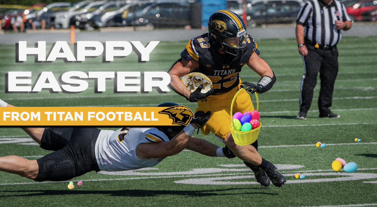 𝐇𝐚𝐩𝐩𝐲 𝐄𝐚𝐬𝐭𝐞𝐫 from the Titan Football Family!

#GoldStandard | #NOW