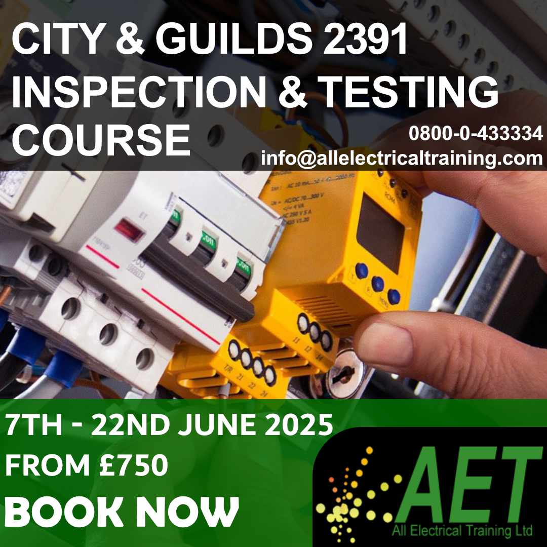 TCTHQ's tweet photo. City &amp; Guilds 2391 Inspection &amp; Testing Courses
Harlow, Essex
https://t.co/flDwKtJSZ9

#ElectricalIndustry #CareerDevelopment #AllElectric #ElectricalTraining #TradeSchool #VocationalEducation #LearnElectrical #ElectricianTraining #cityandguilds #inspectionandtesting https://t.co/EJYc8oroBX