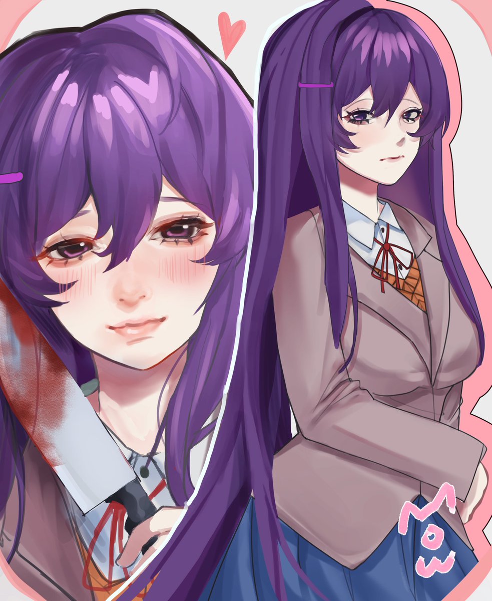 yuri best girl? 📖💜

#ddlcfanart #ddlc