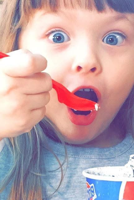 AltonRussell4's tweet photo. @DairyQueen Put my girl on a billboard! https://t.co/xlbT5Cjr49