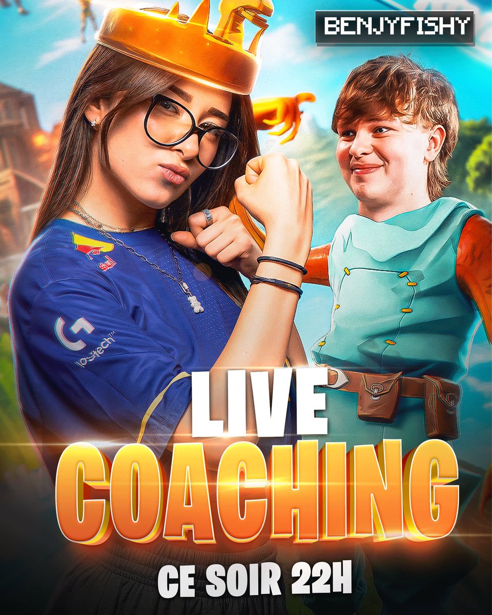 benjyfishy me coach pour le tournoi de Gotaga si je win je fais les prochain FNCS 🗿