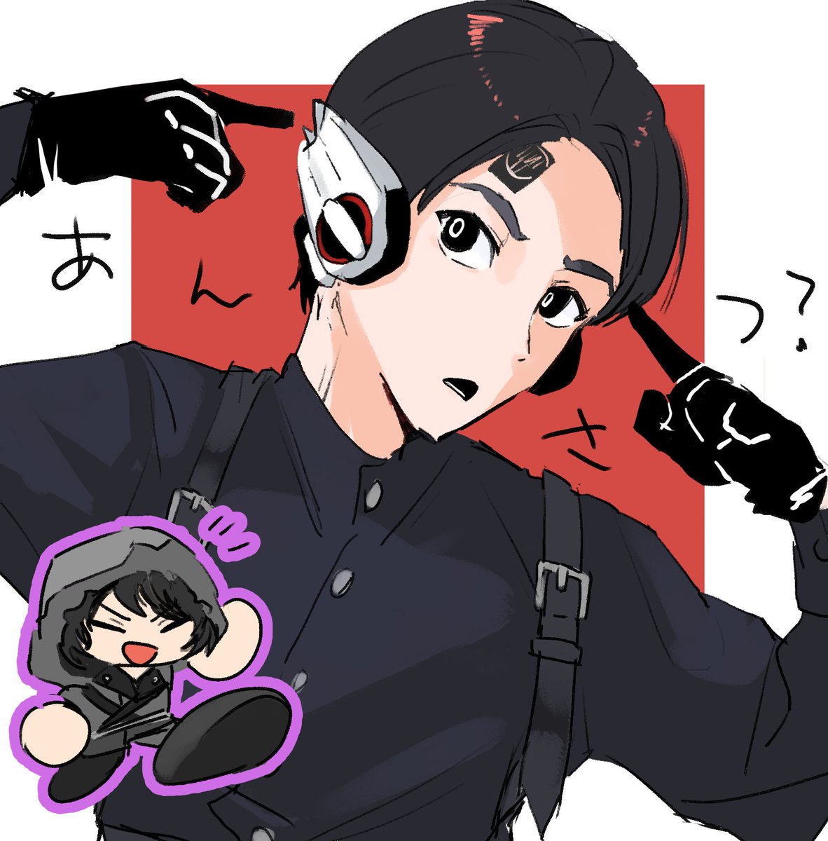 SenPhase1's tweet photo. ②ヒューマギア
#特撮版深夜の真剣お絵描き60分一本勝負S https://t.co/wBcKaIcwKx