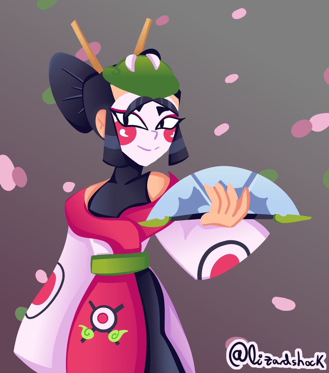 Kaze 🍃 [#brawlstars #brawlstarsart #brawlstarsfanart #brawlstarskaze]