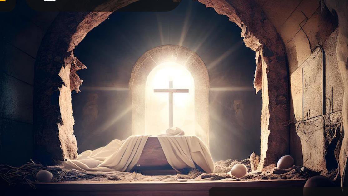 “Jesús ha resucitado; con Él renace la esperanza. Su victoria sobre la muerte nos ofrece vida eterna y paz. 

¡Celebremos con alegría esta Pascua!”