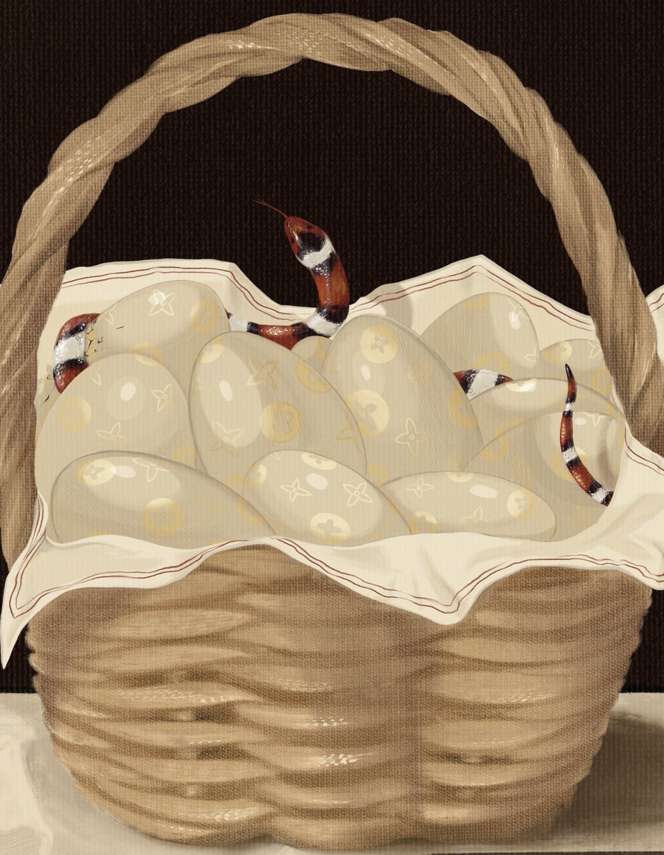 Happy Easter, snakes. Don’t steal each other’s eggs 🐍🪺