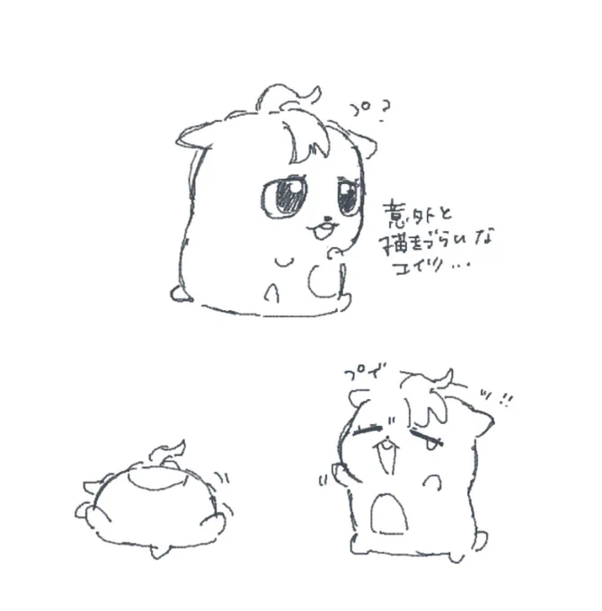 ハルモットくん思ったより描きづらかった 