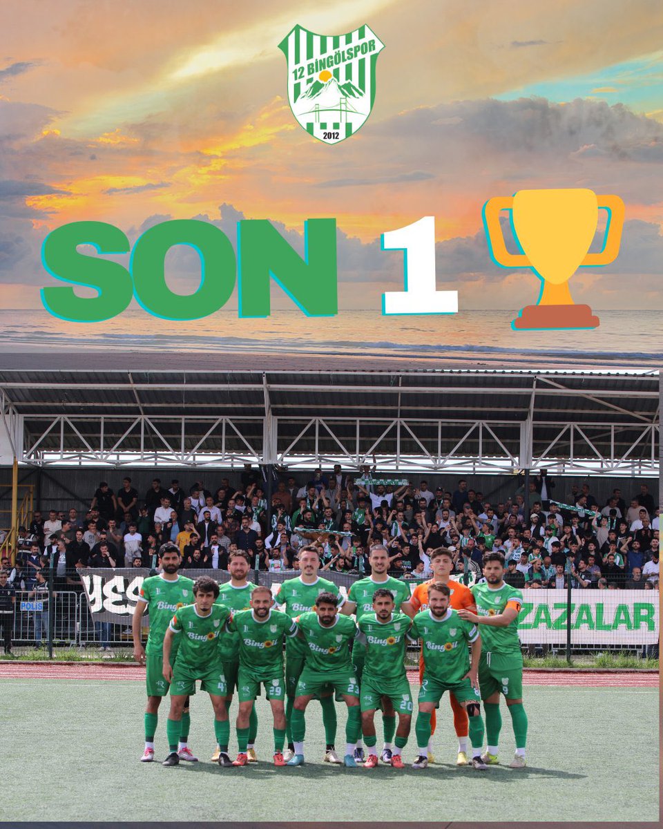 FeyziBerdibek1's tweet photo. Tebrikler 12Bingölspor👏👏👏
💚 🤍 

Şampiyonluk artık bir adım ötemizde…

@12Bingolspor12 https://t.co/sKgVrJcPY2