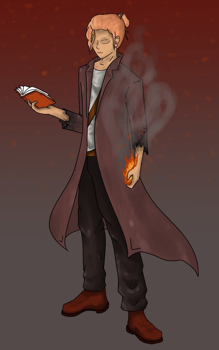 godknowsname's tweet photo. Good lord it took forever but the redesign is finally complete!
Ash now has a face and doesn't look like clay! XD

(old design for reference too)
#art #drawing #digitaldrawing #arttwt #colour #oc #dndoc #characterdesign #background https://t.co/3iM35z8Bra
