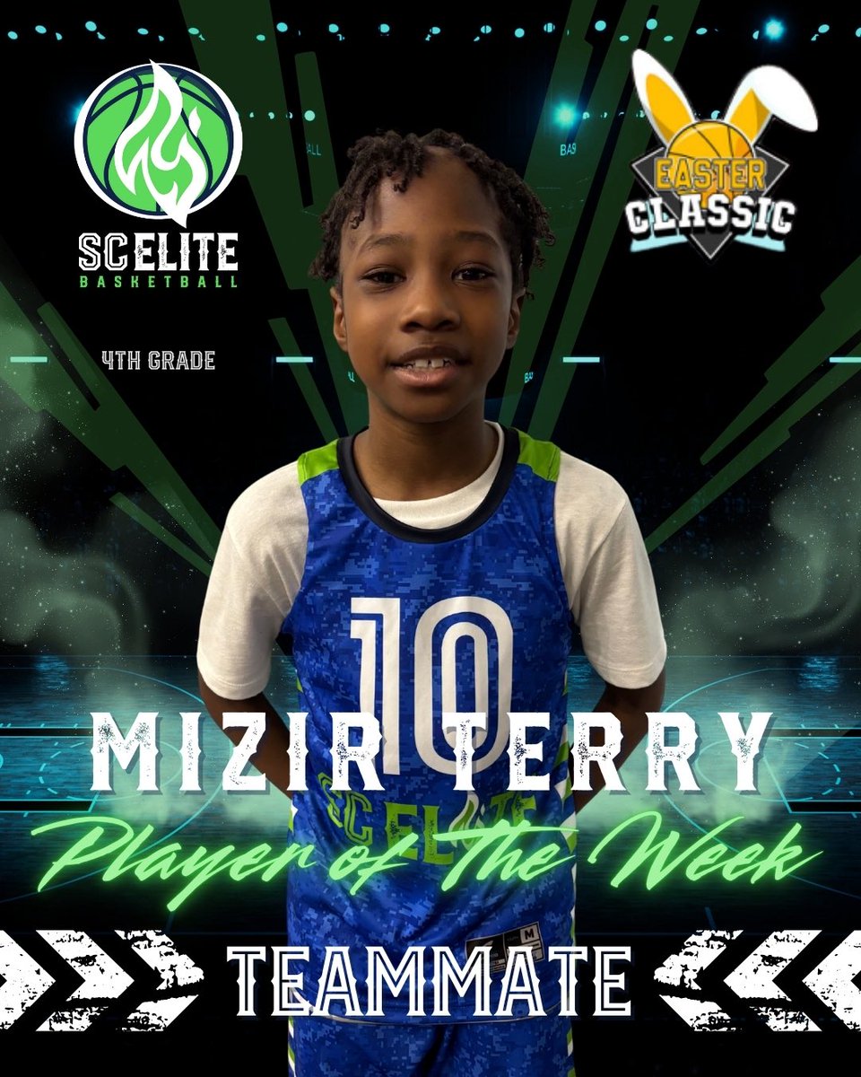 SCElite_Bball's tweet photo. Through wins and losses, this team continues to improve! Trust the process! 📈

Players of the week:
23 Malachi Harris - All Around
21 Major Batie - Glass Cleaner
10 Mizir Terry - Teammate https://t.co/K9bufGlPpX