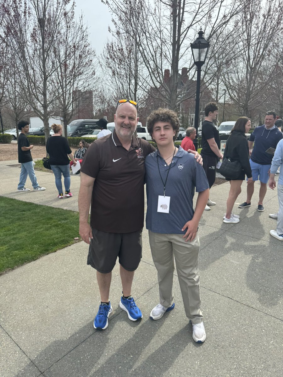 ConnorSour's tweet image. Had a great time yesterday @BrownU_Football for a junior day visit. It was great learning more about the program, watching practice, where the energy was one of a kind. Thank you for a great day
@CoachPXMurphy @coachDjackson1 @CoachEMorrissey @BrownHCPerry @CoachVanZile