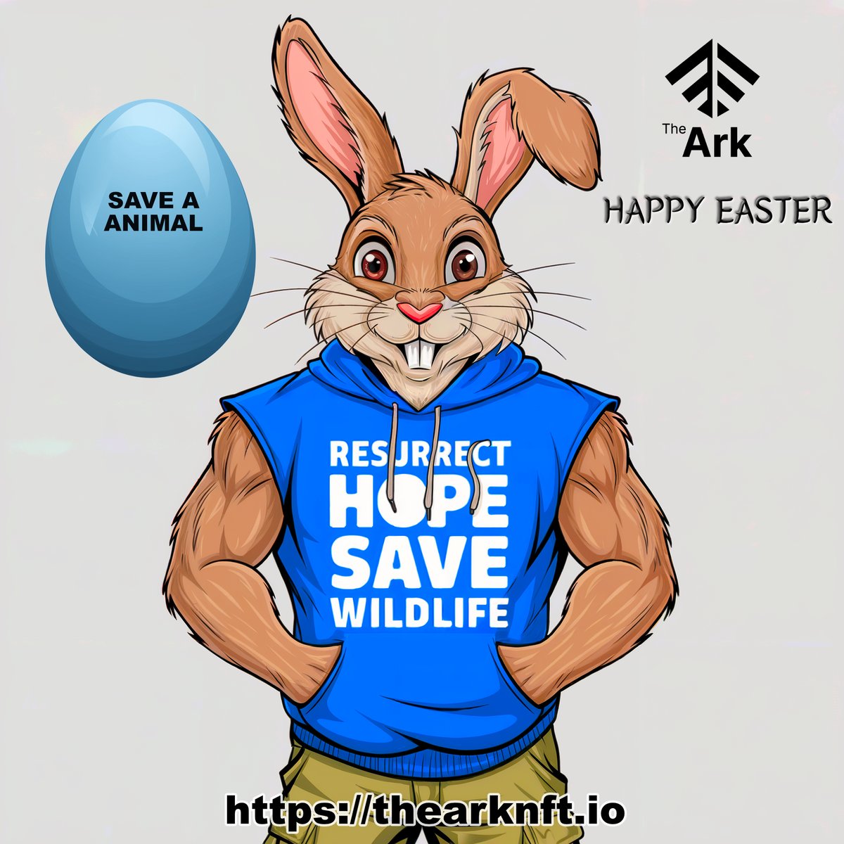 This Easter, we’re not just hiding eggs we’re resurrecting hope 🐰💙
Join the mission to SAVE WILDLIFE one NFT at a time 🌍
Videos , photos and wild designs, and real world impact.

Be part of the future: thearknft.io

#Easter2025 #NFTCommunity #WildlifeNFTs