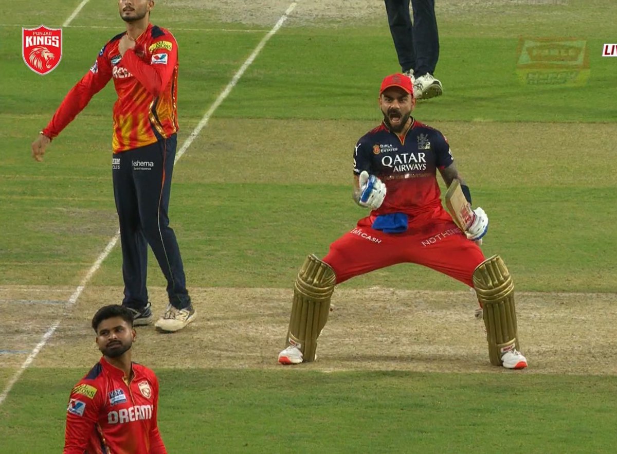 Satish26India's tweet photo. Virat Kohli teasing Shreyas Iyer after the match 😄
#RCBvPBKS #PBKSvsRCB #MIvCSK #CSKvMI #MIvsCSK #CSKvsMI #IPL2025 #SimpleHomeMadeRecipes #ViratKohli𓃵 #devduttpaddikal Devdutt Paddikal| Ravindra Jadeja| Ayush Mhatre| Shreyas Iyer #SupremeCourt #AmulRecipes https://t.co/O3EYV96EMT