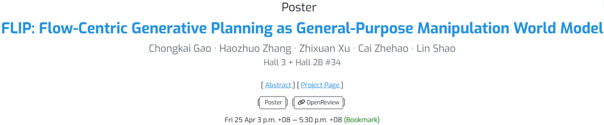 GChongkai's tweet image. Welcome everyone to Singapore for #ICLR2025 ! I will also be presenting two of our works. 

If you want to chat with me about any topics related to #robot_learning, #world_model, #equivariant_learning, or want to visit #NUS, our lab, and our robots, don&apos;t hesitate to contact me!