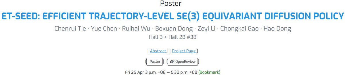 GChongkai's tweet image. Welcome everyone to Singapore for #ICLR2025 ! I will also be presenting two of our works. 

If you want to chat with me about any topics related to #robot_learning, #world_model, #equivariant_learning, or want to visit #NUS, our lab, and our robots, don&apos;t hesitate to contact me!