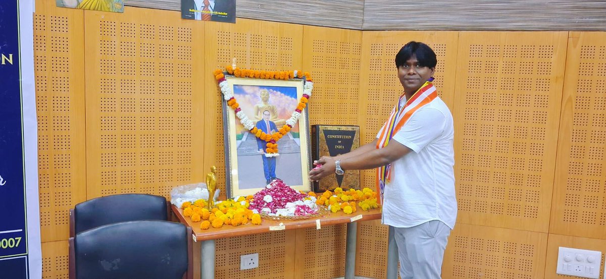 manish107msh's tweet image. डॉ बाबासाहेब अंबेडकर जी के जयंती के पावन अवसर पर शिक्षक आंदोलन में #DUTA_Executive और एक समर्पित शिक्षक कार्यकर्ता हेतु Delhi University SC/ST Teachers&apos; Association द्वारा सम्मानित होने का मौका प्राप्त हुआ। बाबा साहब को कोटि-कोटि नमन और वंदन।
@narendramodi 
@iChiragPaswan