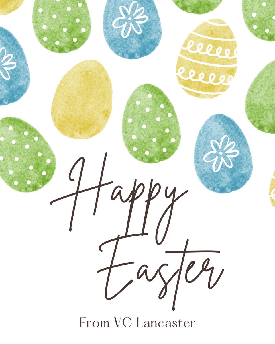 VC_Lancaster's tweet photo. Happy Easter 🐣🍫🐇 https://t.co/lRklhj2LJw