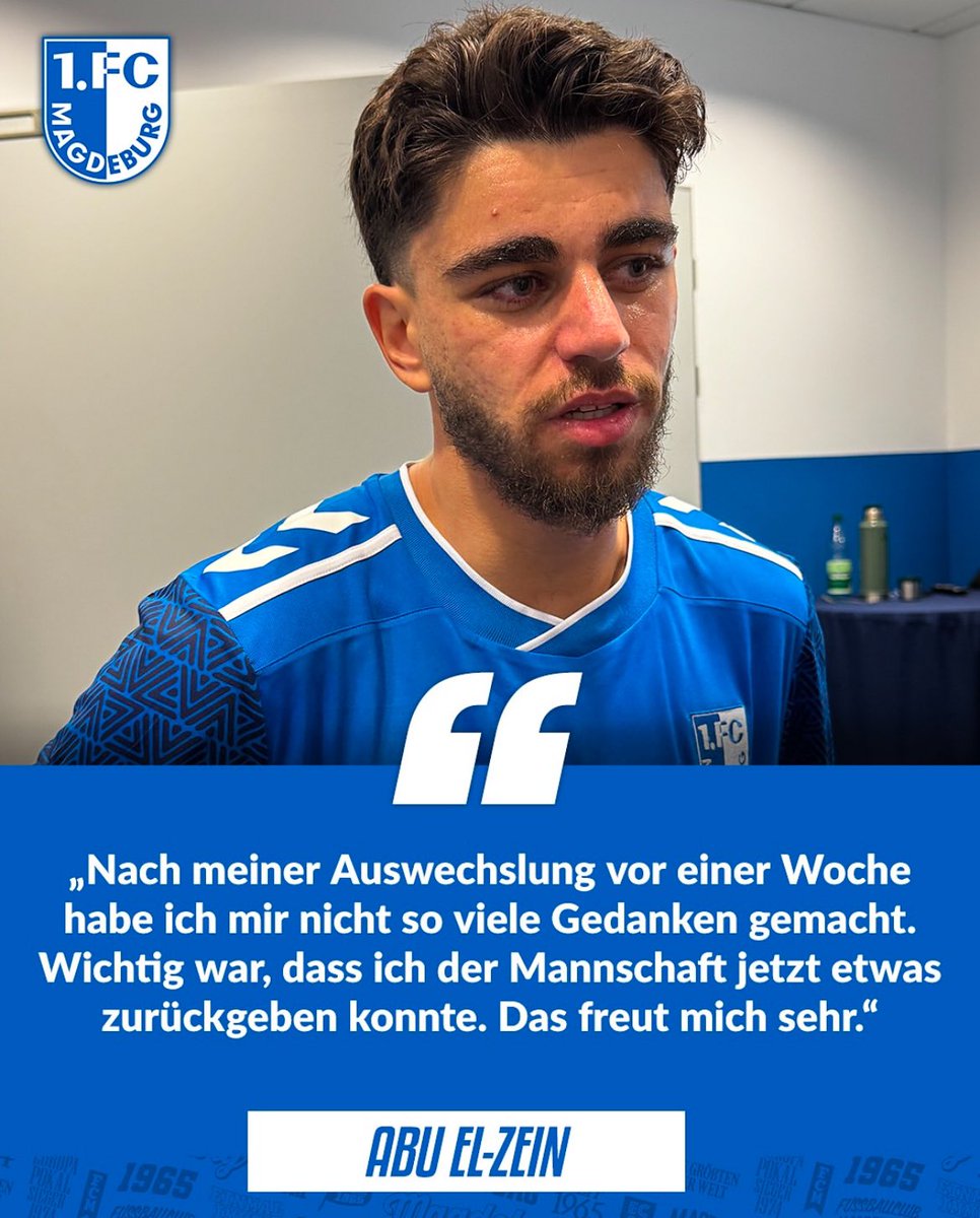 1fc_magdeburg's tweet photo. ๐ฃ๏ธ๐ฏ๏ธ Das sagen Abu El-Zein, Alexander Nollenberger, Martijn Kaars & Cheftrainer Christian Titz zum Spiel gegen Regensburg.
#FCMSSV #EINMALIMMER https://t.co/YH79Cn3kED