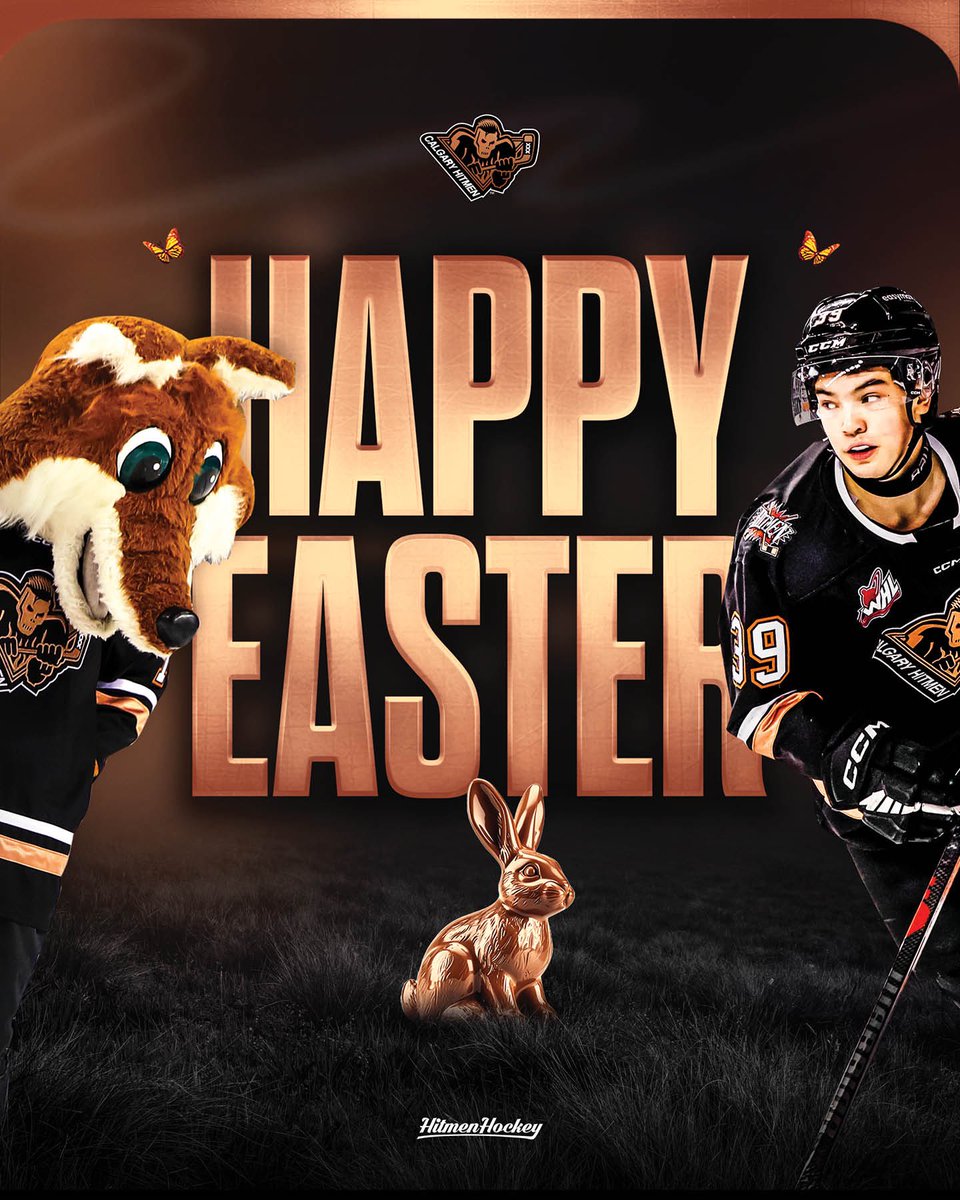 WHLHitmen's tweet photo. Happy Easter Hitmen Fans 🐰 https://t.co/DnhR1zON9F