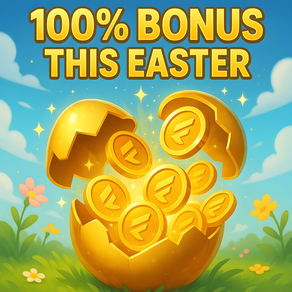 EvolveTKN's tweet photo. The Easter Jackpot
Tweet: π¨ 100% BONUS ALERT! π¨
This Easter, we're doubling your EVOLVE Tokens!
Deposit now and get twice the valueβno tricks, just treats! π£π°
π https://t.co/REgDIXcWYE
#CryptoPromo #EasterBonus #EvolveTokens https://t.co/vRkJtAEhgB