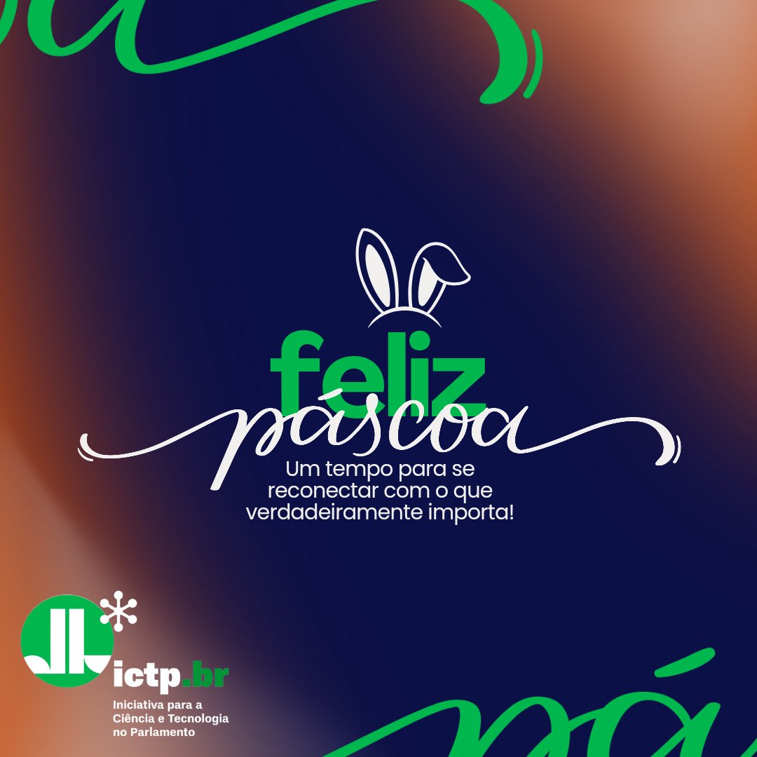 ictpbr's tweet photo. O simbolismo da #Páscoa nos convida à renovação: das rotinas, dos sentimentos, do olhar sobre o presente e o futuro. 

Que este período seja de reconexão e bons sentimentos. 

Feliz Páscoa! 

#ICTPbr #ICTP #FelizPáscoa https://t.co/K2qvs5Ypwc
